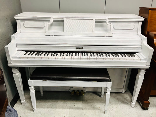 Pre-Owned Vertical Kimball 'Washed White' Console