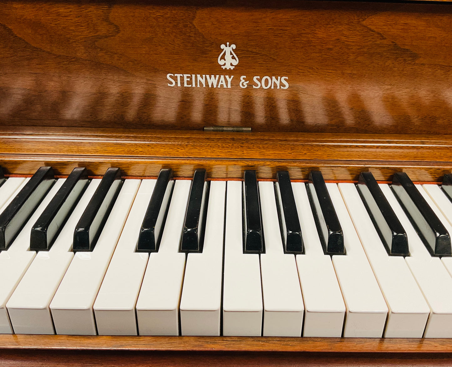 Pre-Owned Vertical Steinway Console Hepplewhite